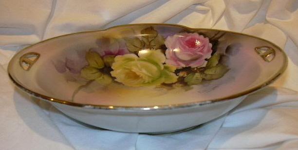 Artist Signed Hand Painted Bowl Noritake Japan T Howzan Fine Porcelain & China Artist Signed Hand Painted Bowl Noritake Japan T Howzan Fine Porcelain & China