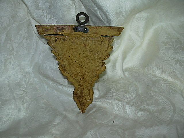Tiny Gold Gilt Angel Wall Shelf Italian Florentine Tiny Gold Gilt Angel Wall Shelf Italian Florentine