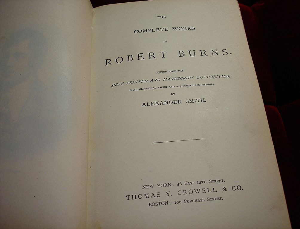 The Complete Works Of Robert Burns 1887 Leather Bound The Complete Works Of Robert Burns 1887 Leather Bound