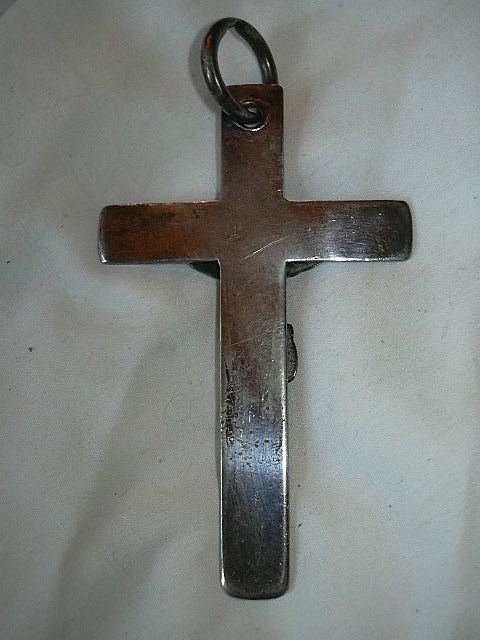 Old French Silver Nuns Priests Crucifix Large Cross Old French Silver Nuns Priests Crucifix Large Cross