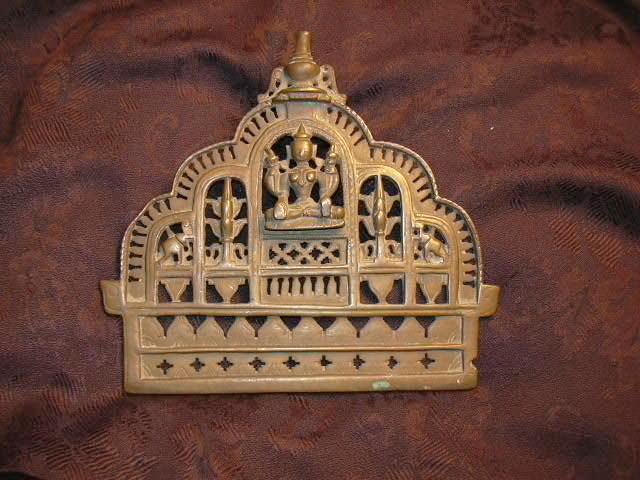 Old India Brass or Bronze Altar Piece Buddha Shiva Yoga Hindu Metalwork Art Old India Brass or Bronze Altar Piece Buddha Shiva Yoga Hindu Metalwork Art