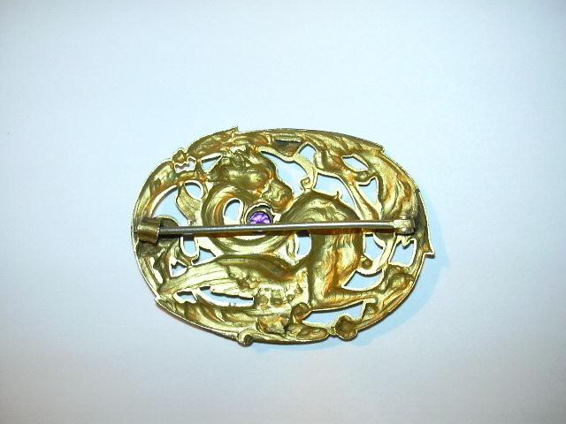 Dragon Mythical Beast Belt Sash Brooch Early 1900's Fine Antique Jewelry Dragon Mythical Beast Belt Sash Brooch Early 1900's Fine Antique Jewelry