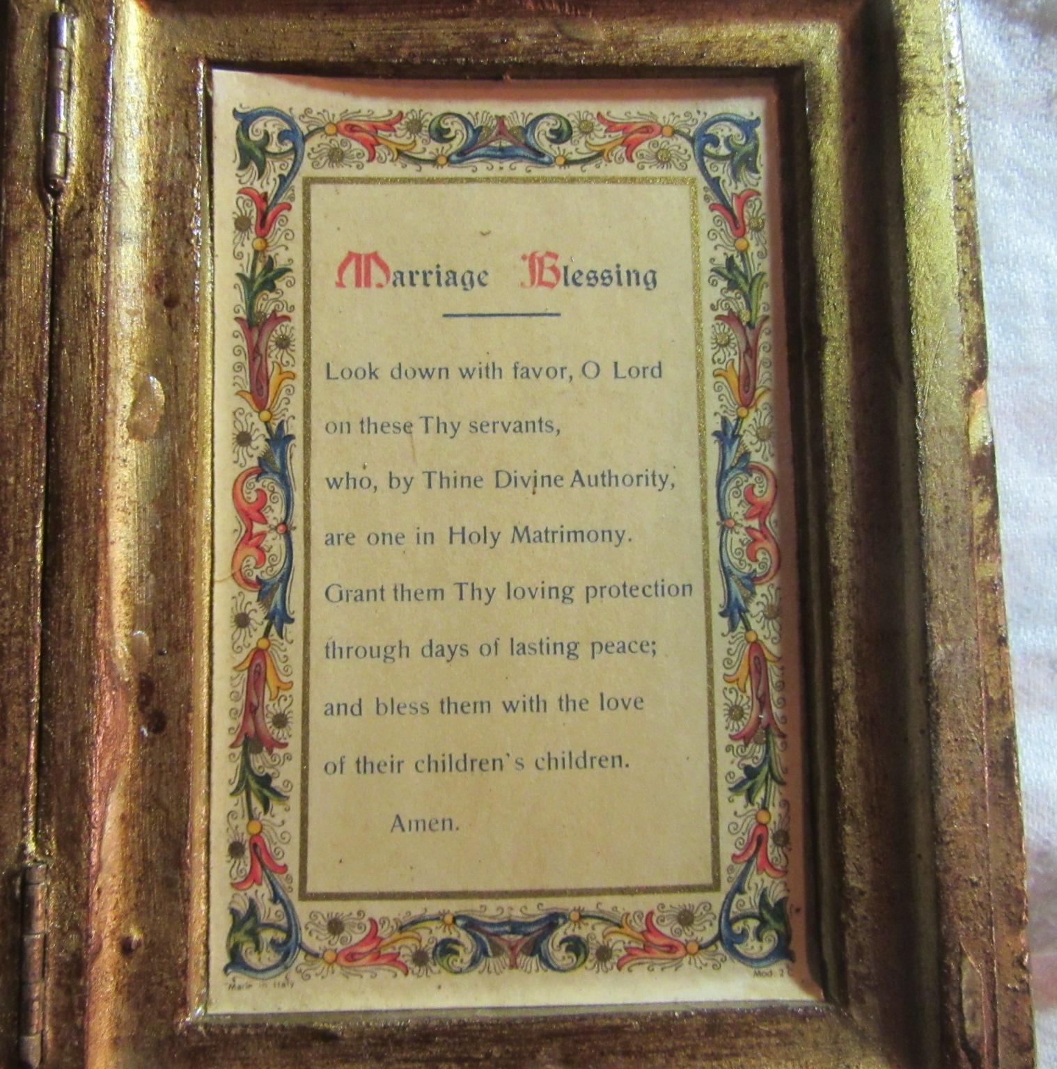 Italian Florentine Marriage Blessing Nativity Art Catholic Christianity Art Italian Florentine Marriage Blessing Nativity Art Catholic Christianity Art