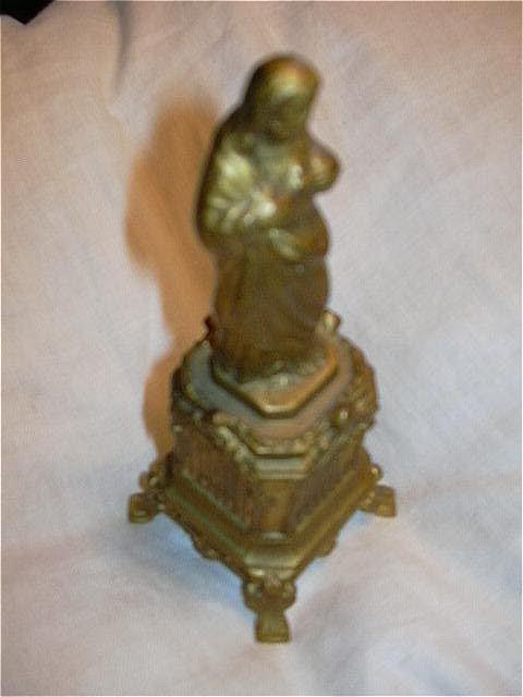 Jesus Sacred Heart French Metal Statue Fine Catholic Christianity Religious Figurine Jesus Sacred Heart French Metal Statue Fine Catholic Christianity Religious Figurine