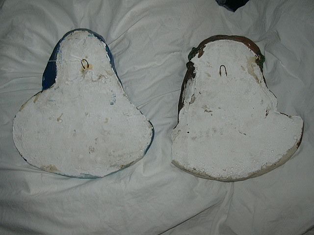 virgin Mary & Jesus Chalkware Wall Busts Statues Plaques virgin Mary & Jesus Chalkware Wall Busts Statues Plaques