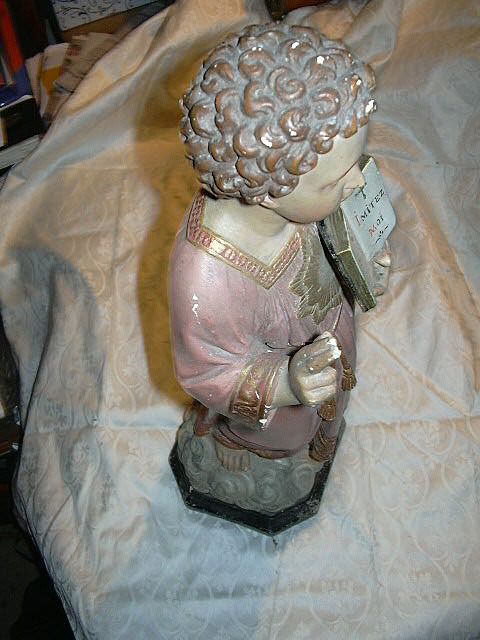 Old French Child Jesus Statue Rare Design Religious Figurine Old French Child Jesus Statue Rare Design Religious Figurine