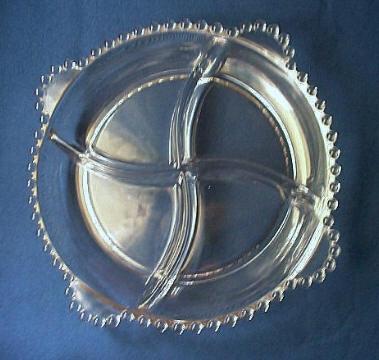 Imperial Candlewick Relish Dish 4 Part Imperial Candlewick Relish Dish 4 Part