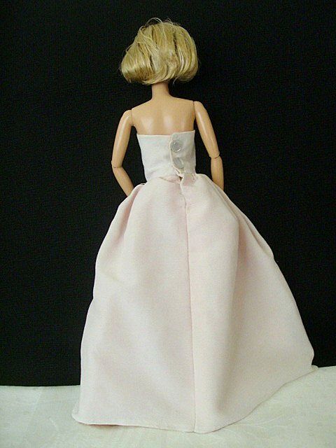Pink Strapless Gown Barbie-Style Pink Strapless Gown Barbie-Style