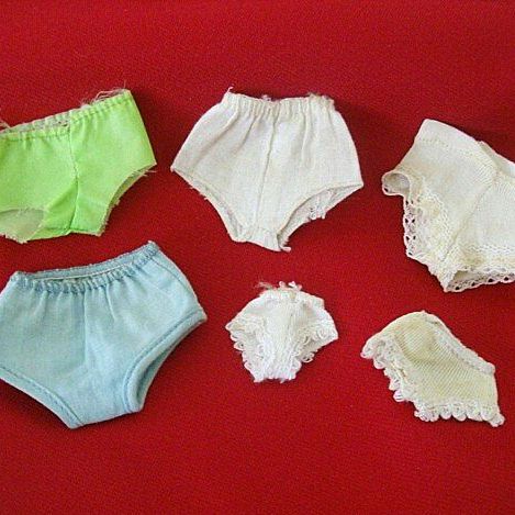 Six Doll Panties - Assorted Sizes Six Doll Panties - Assorted Sizes