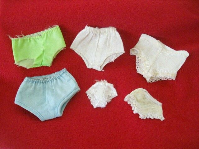 Six Doll Panties - Assorted Sizes Six Doll Panties - Assorted Sizes