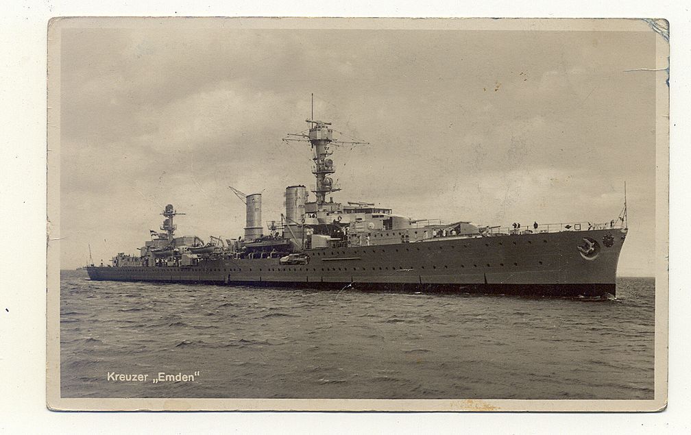 RPPC: Dated 1936 Photo German Kreuzer Emden RPPC: Dated 1936 Photo German Kreuzer Emden