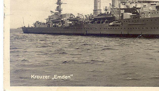 RPPC: Dated 1936 Photo German Kreuzer Emden RPPC: Dated 1936 Photo German Kreuzer Emden