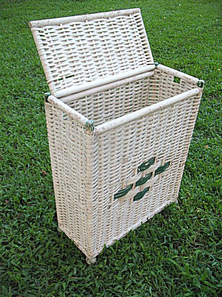 Wicker Hamper Circa 1920's Wicker Hamper Circa 1920's