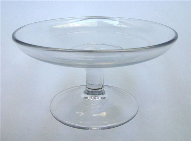 Clear Glass Open Jelly - West Virginia Glass Clear Glass Open Jelly - West Virginia Glass