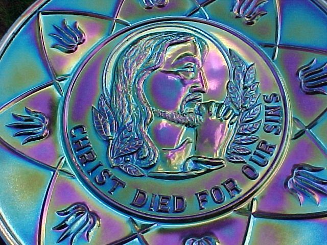 Black Carnival "Christ Died For Our Sins" Plate - VERY RARE Black Carnival "Christ Died For Our Sins" Plate - VERY RARE