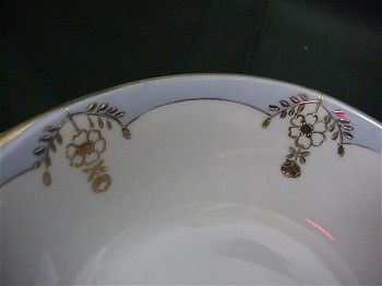 Butter Set Nippon Porcelain Service for Six Butter Set Nippon Porcelain Service for Six