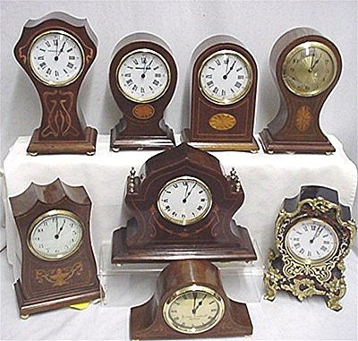 Inlaid Mantel or Desk Clock Retailed by Tiffany Inlaid Mantel or Desk Clock Retailed by Tiffany