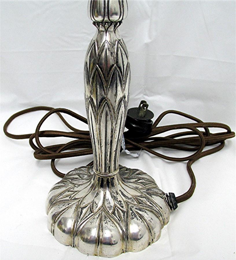 Pairpoint Antique Lamp Reverse Painted Shade Pairpoint Antique Lamp Reverse Painted Shade