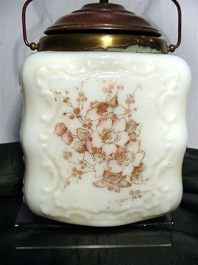 Biscuit Jar Mt Washington Wave Crest Glass Biscuit Jar Mt Washington Wave Crest Glass