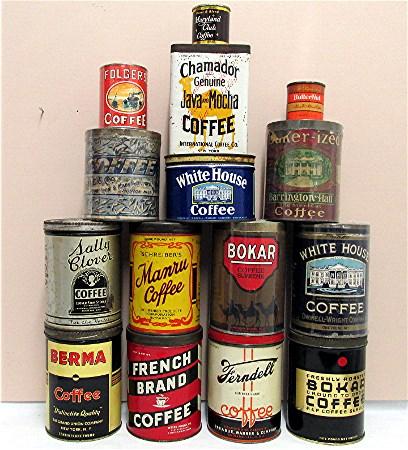 Coffee Shops Rochester on Boscul Coffee Savings Bank Antique Advertising Tin Mint Condition From