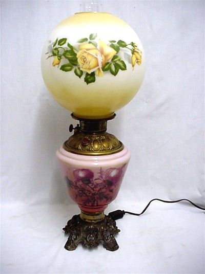Lamp Antique Gone with the Wind Lamp Antique Gone with the Wind