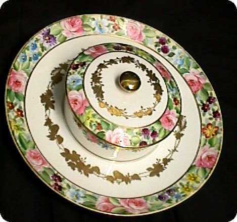 Cheese and Cracker Dish Nippon Porcelain Cheese and Cracker Dish Nippon Porcelain