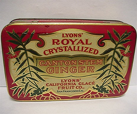 Lyons Royal Canton Ginger Advertising Tin Lyons Royal Canton Ginger Advertising Tin