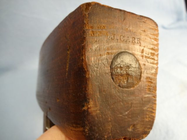 Wooden Smoothing Plane, Hardwood, Coffin shaped Wooden Smoothing Plane, Hardwood, Coffin shaped