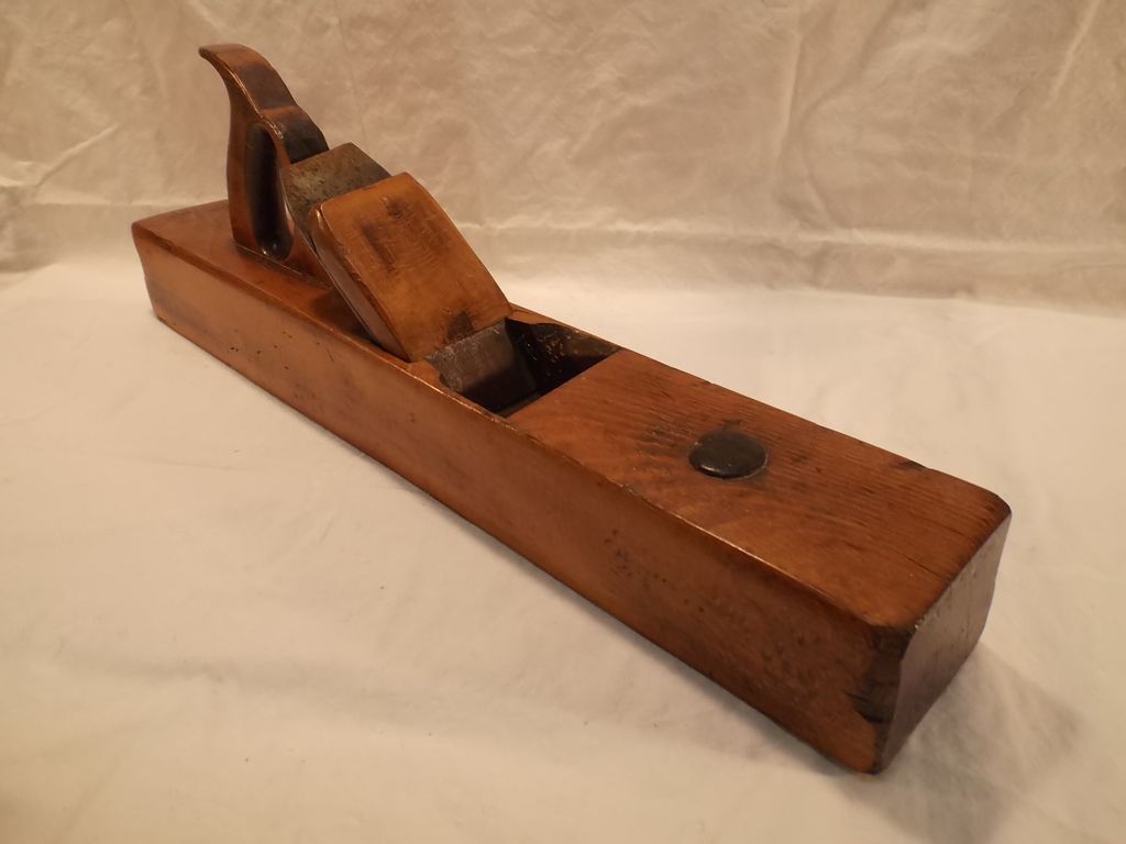 Wood Bench Plane-22 inches long--Sandusky Tool Co. Cutter from 