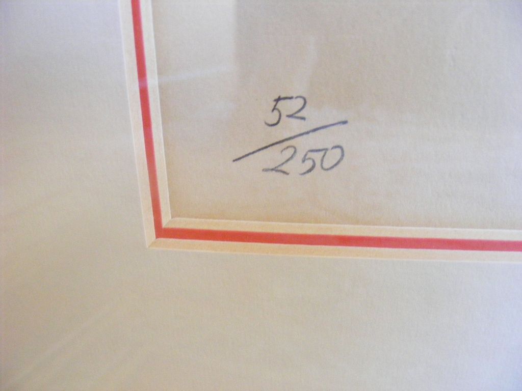 Large Bodo Pfeifer Modern Art Silkscreen Print signed and numbered Large Bodo Pfeifer Modern Art Silkscreen Print signed and numbered