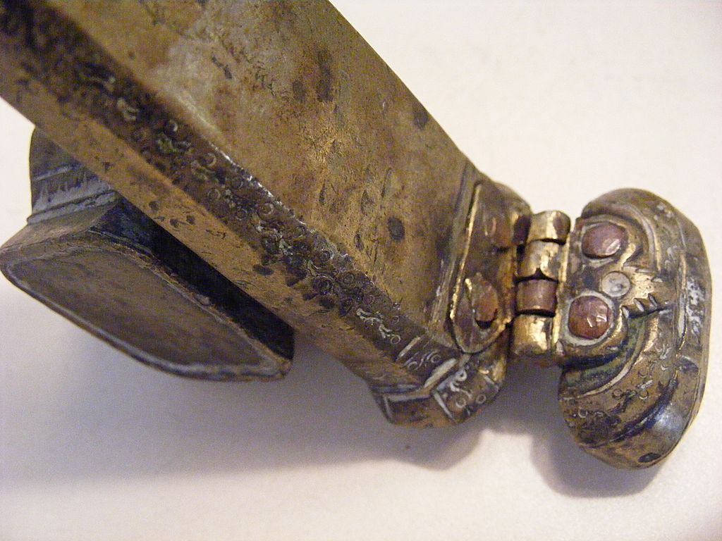 Antique Bronze Turkish / Ottoman Traveling Quill Holder Antique Bronze Turkish / Ottoman Traveling Quill Holder