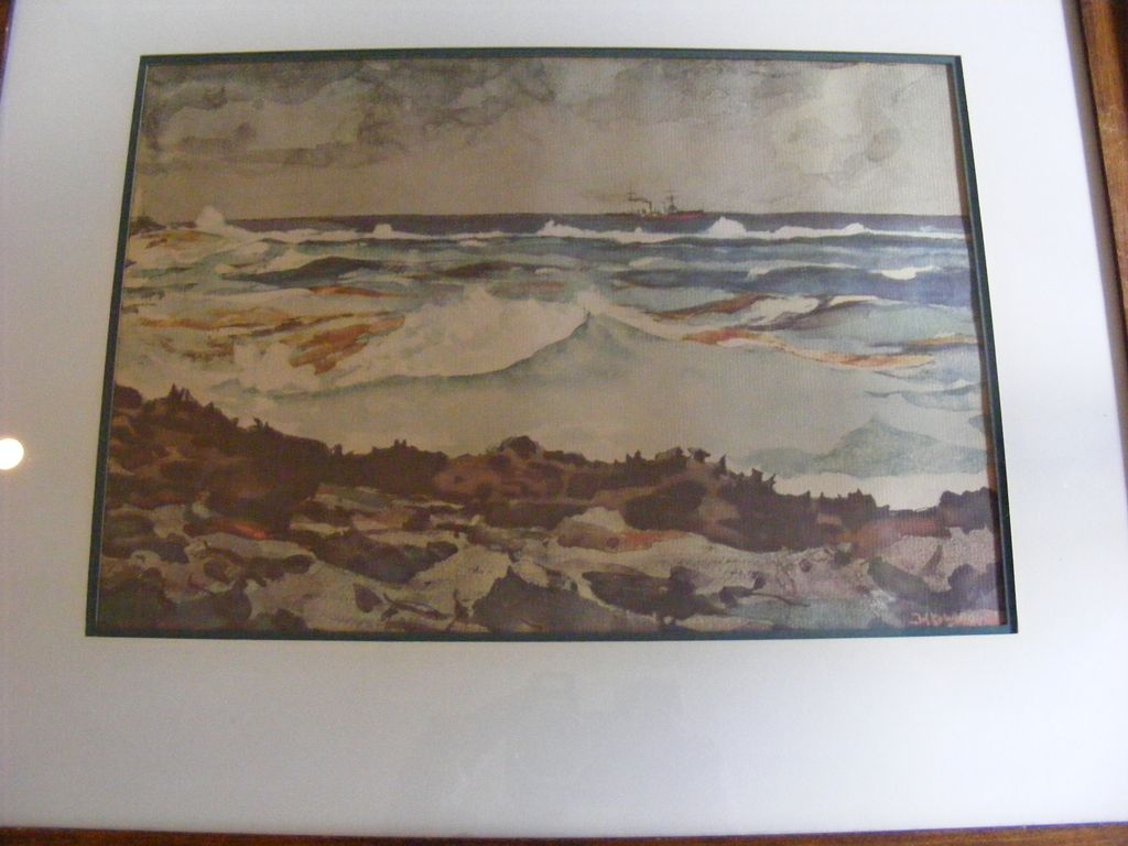 Winslow Homer Framed Print 1958 - Motor Sailer Winslow Homer Framed Print 1958 - Motor Sailer