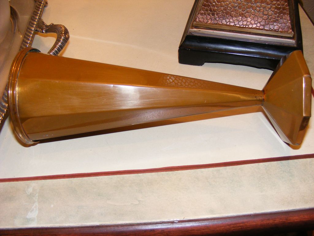 Interesting Copper Funeral Vase Interesting Copper Funeral Vase