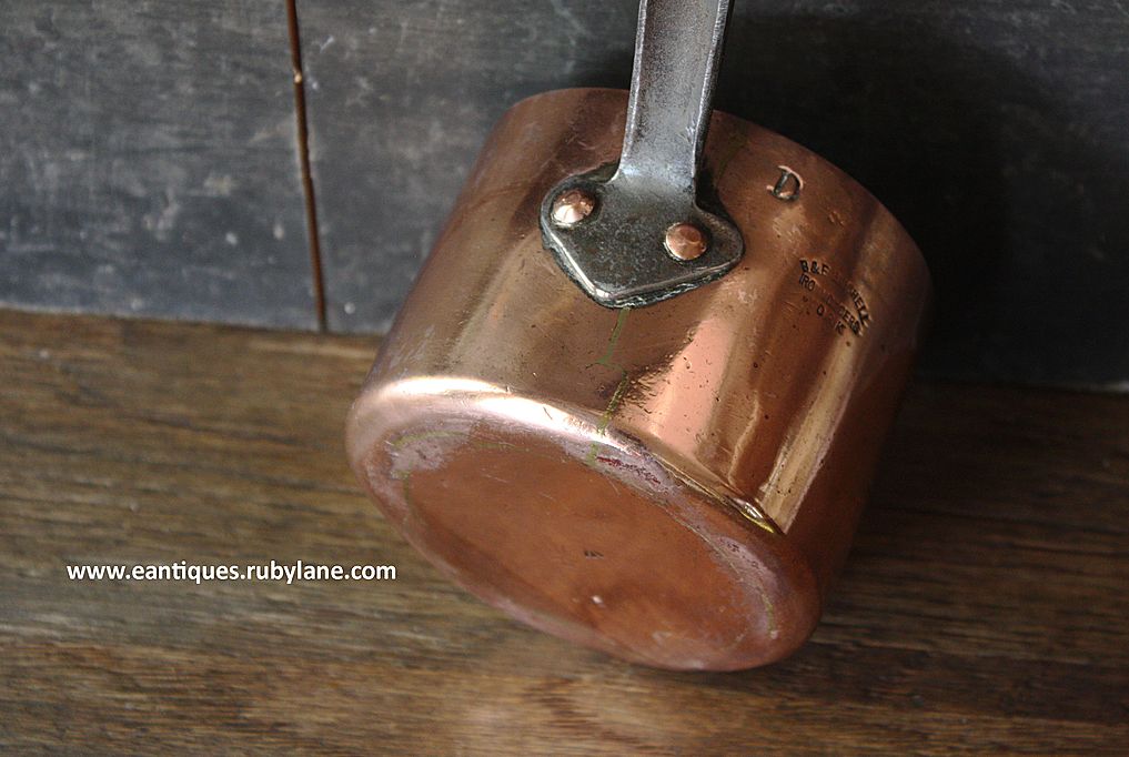 Victorian 19th Century English Benham & Froud COPPER Saucepan - 1 Pint. Victorian 19th Century English Benham & Froud COPPER Saucepan - 1 Pint.