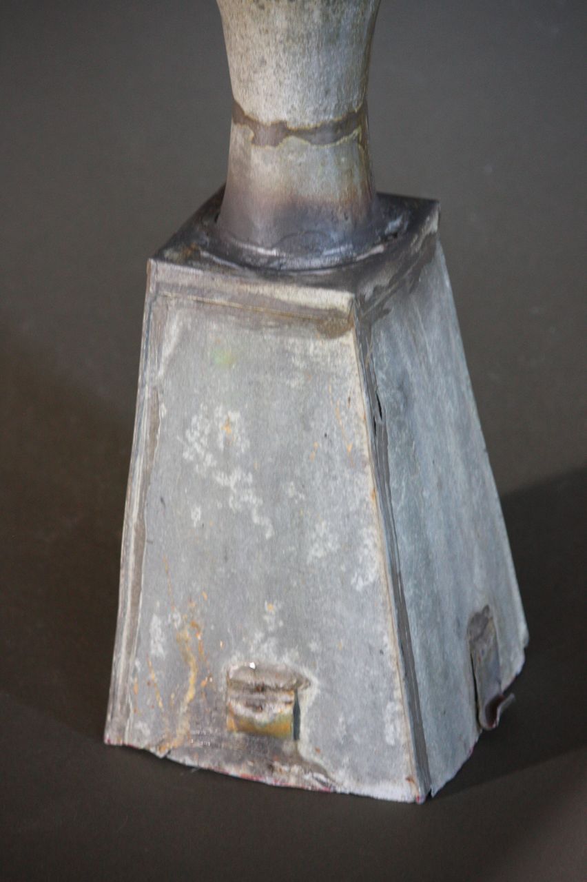 Antique French Zinc Metal Rooftop Finial - Architectural Salvage Antique French Zinc Metal Rooftop Finial - Architectural Salvage
