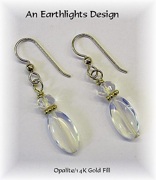 Lovely Opalite Dangle Earrings Lovely Opalite Dangle Earrings