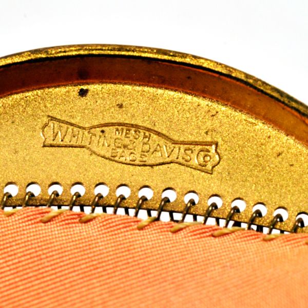 Vintage Whiting & Davis Goldtone Mesh Bag Rhinestone Clasp Vintage Whiting & Davis Goldtone Mesh Bag Rhinestone Clasp