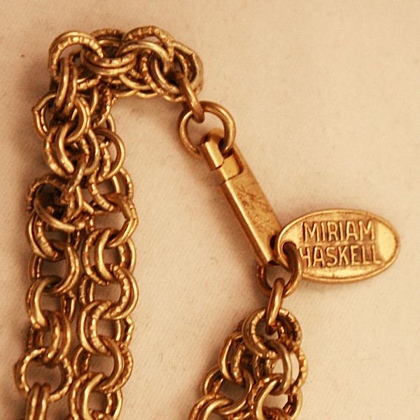 Miriam Haskell Rhinestone 57" Brass and Rhinestone Necklace - Timeless! Miriam Haskell Rhinestone 57" Brass and Rhinestone Necklace - Timeless!