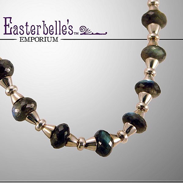 OOAK Davison Exceptional Finland Labradorite and Sterling Silver Necklace OOAK Davison Exceptional Finland Labradorite and Sterling Silver Necklace