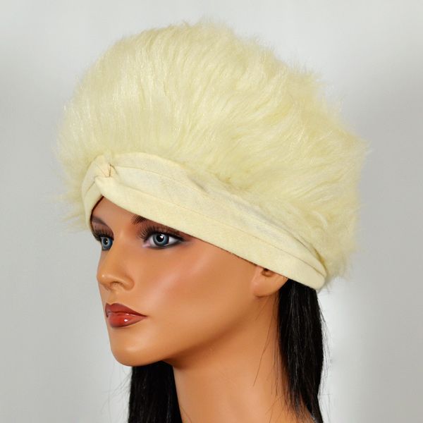 Mad Hatter Uber Elegant 1960s Betmar Faux-Fur Hat Mad Hatter Uber Elegant 1960s Betmar Faux-Fur Hat