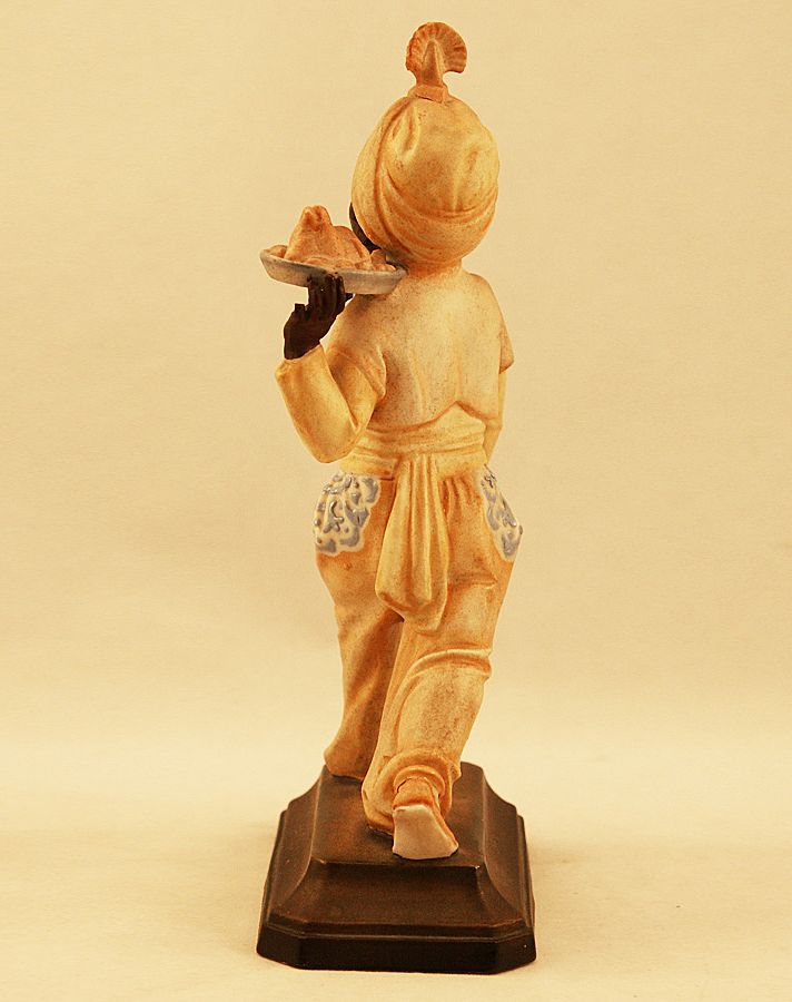 Rare and Highly Collectible Signed Rosenthal Sculpture by Hugo Meisel, Blackamoor Food Server Rare and Highly Collectible Signed Rosenthal Sculpture by Hugo Meisel, Blackamoor Food Server