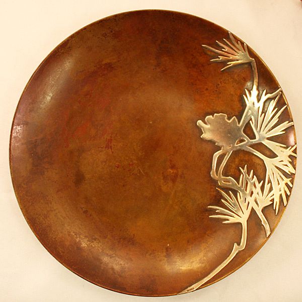 Extraordinary Vintage Heintz Sterling Silver on Bronze Plate Extraordinary Vintage Heintz Sterling Silver on Bronze Plate
