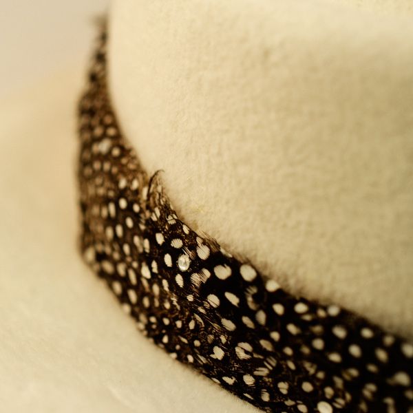 One of a Kind Vintage Jack McConnell Feather and Wool Hat One of a Kind Vintage Jack McConnell Feather and Wool Hat