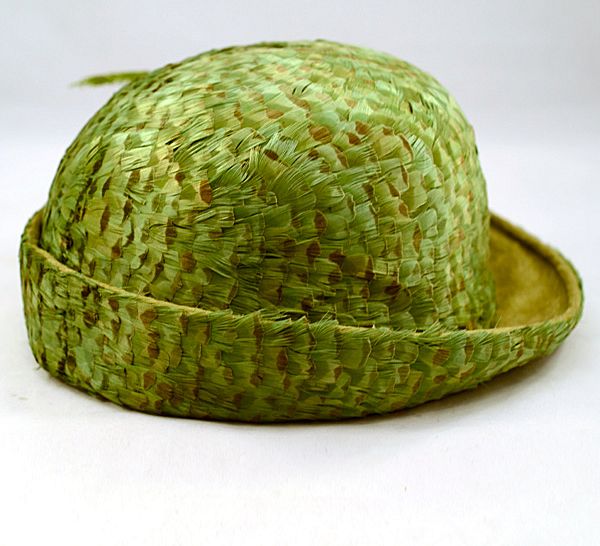 Vintage Jack McConnell Original Mint Green Feather Hat Vintage Jack McConnell Original Mint Green Feather Hat