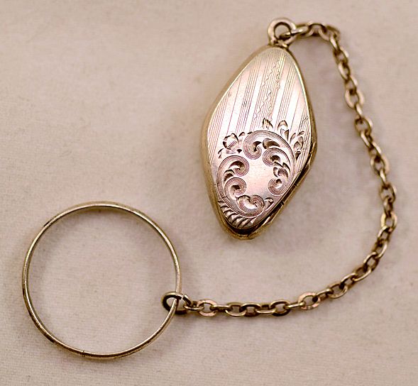 Rare Antique Bliss Brothers Sterling Silver Chatelaine Vinaigrette/Scent Locket Rare Antique Bliss Brothers Sterling Silver Chatelaine Vinaigrette/Scent Locket