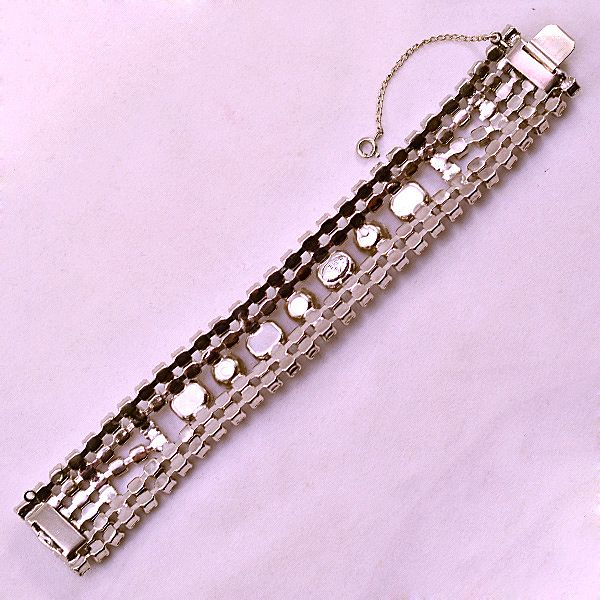 Vintage Weiss Five Row Rhinestone Bracelet Vintage Weiss Five Row Rhinestone Bracelet