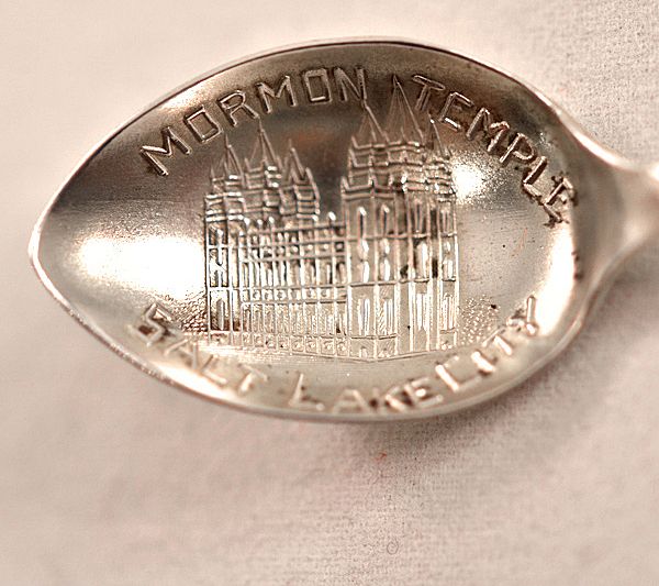 Vintage Salt Lake City Temple Sterling Silver Paye and Baker Souvenir Spoon Vintage Salt Lake City Temple Sterling Silver Paye and Baker Souvenir Spoon