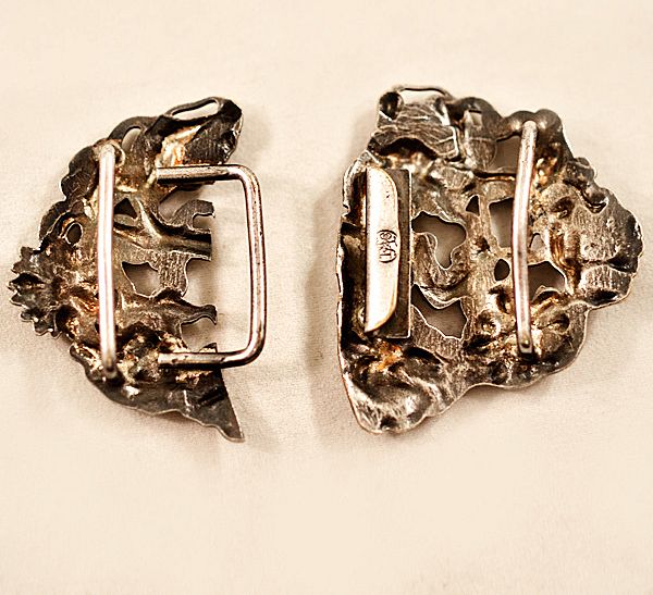Antique E. A. Bliss Belt Buckle Rare Honeybee Maker's Mark Antique E. A. Bliss Belt Buckle Rare Honeybee Maker's Mark