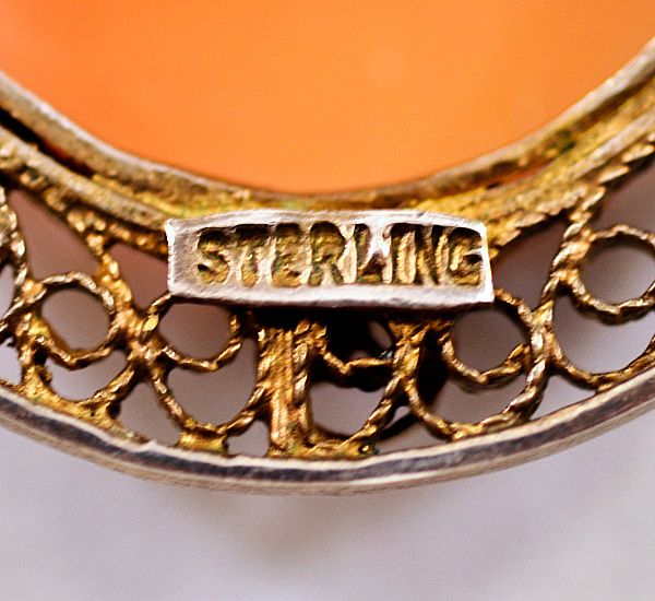 Victorian "Three Graces" Cameo in Sterling Silver Victorian "Three Graces" Cameo in Sterling Silver