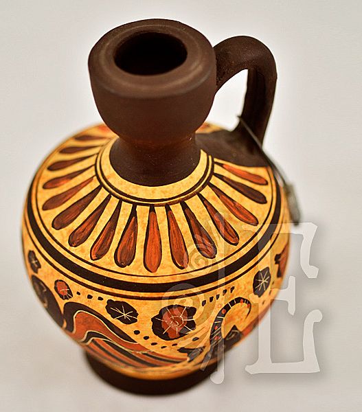 Vintage Greek Korinthian Oinochoe Reproduction Vase Vintage Greek Korinthian Oinochoe Reproduction Vase